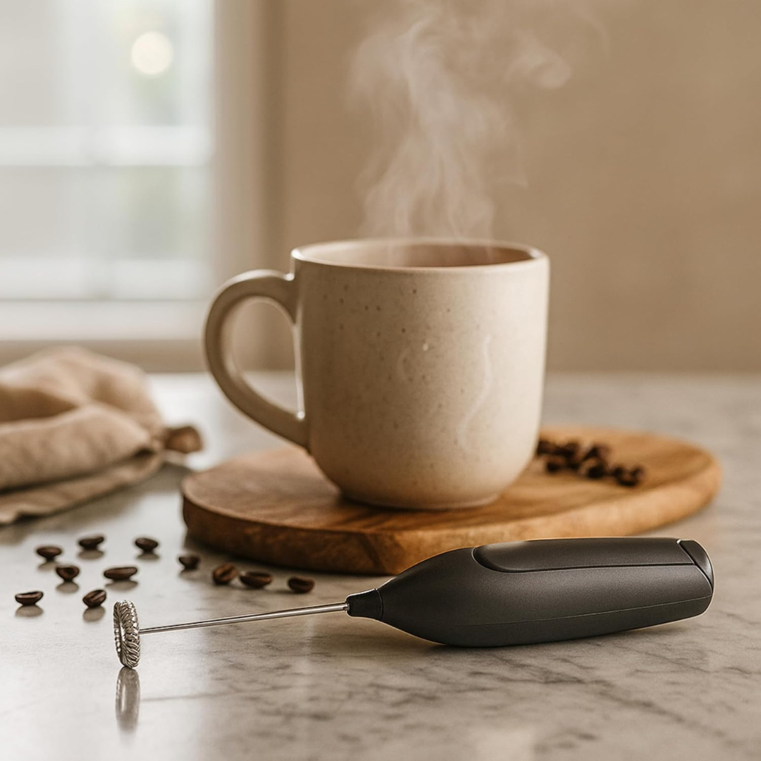 Hand-Held Milk Frother Black
