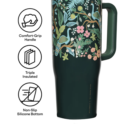 Cruiser - 40oz Rifle Paper - Peacock Blue