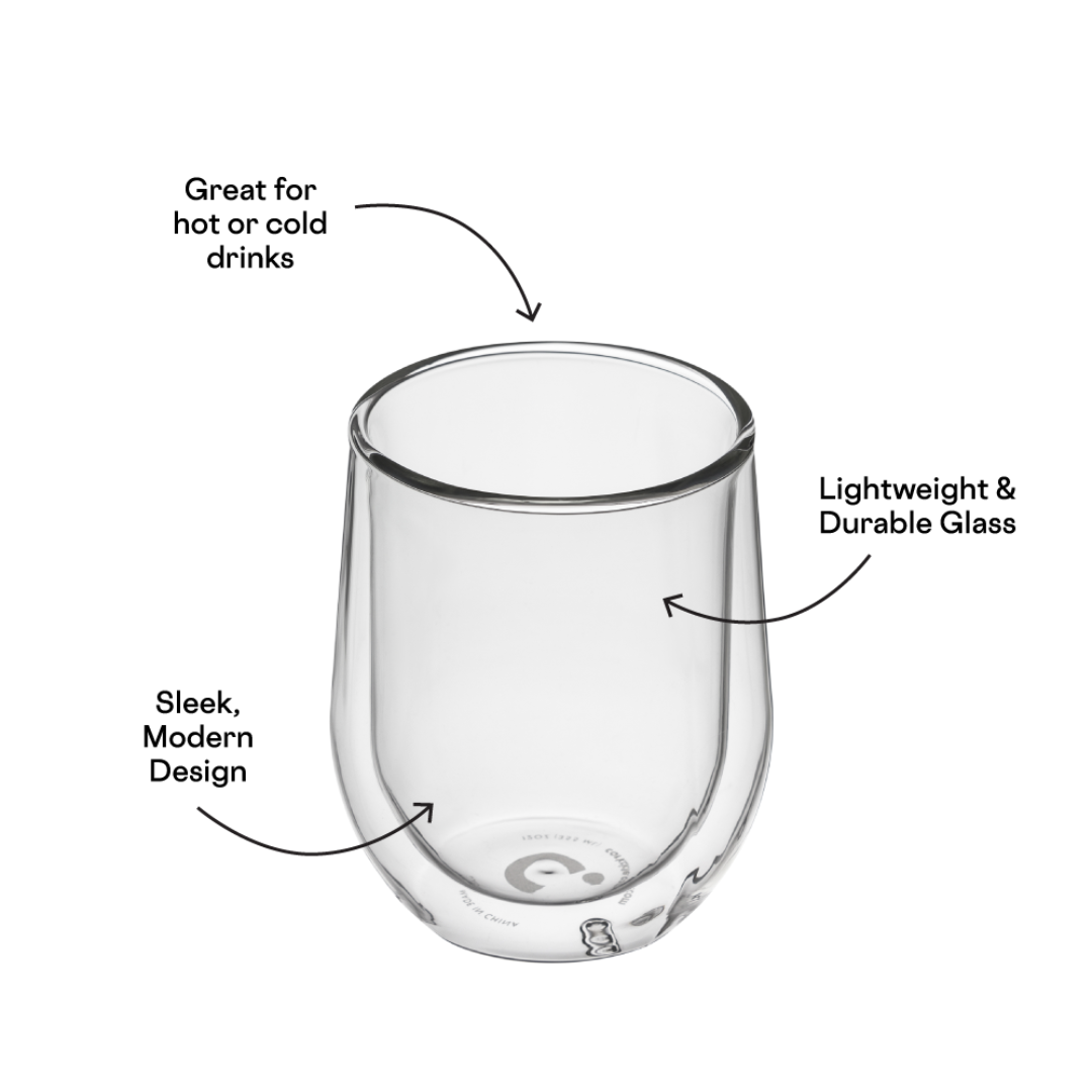 Stemless Glass Set of 2 - Clear