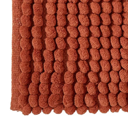 Puff Chunky Microfiber Bath Mat Terracotta 20 x 32