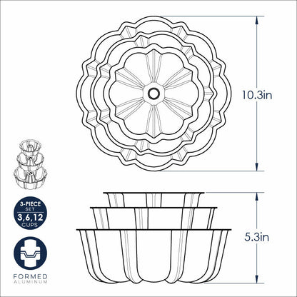 3 Piece Tiered Bundt® Set