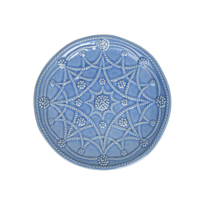 Jardins du Monde Side/Cocktail Plate Assorted Set/4 - Chambray