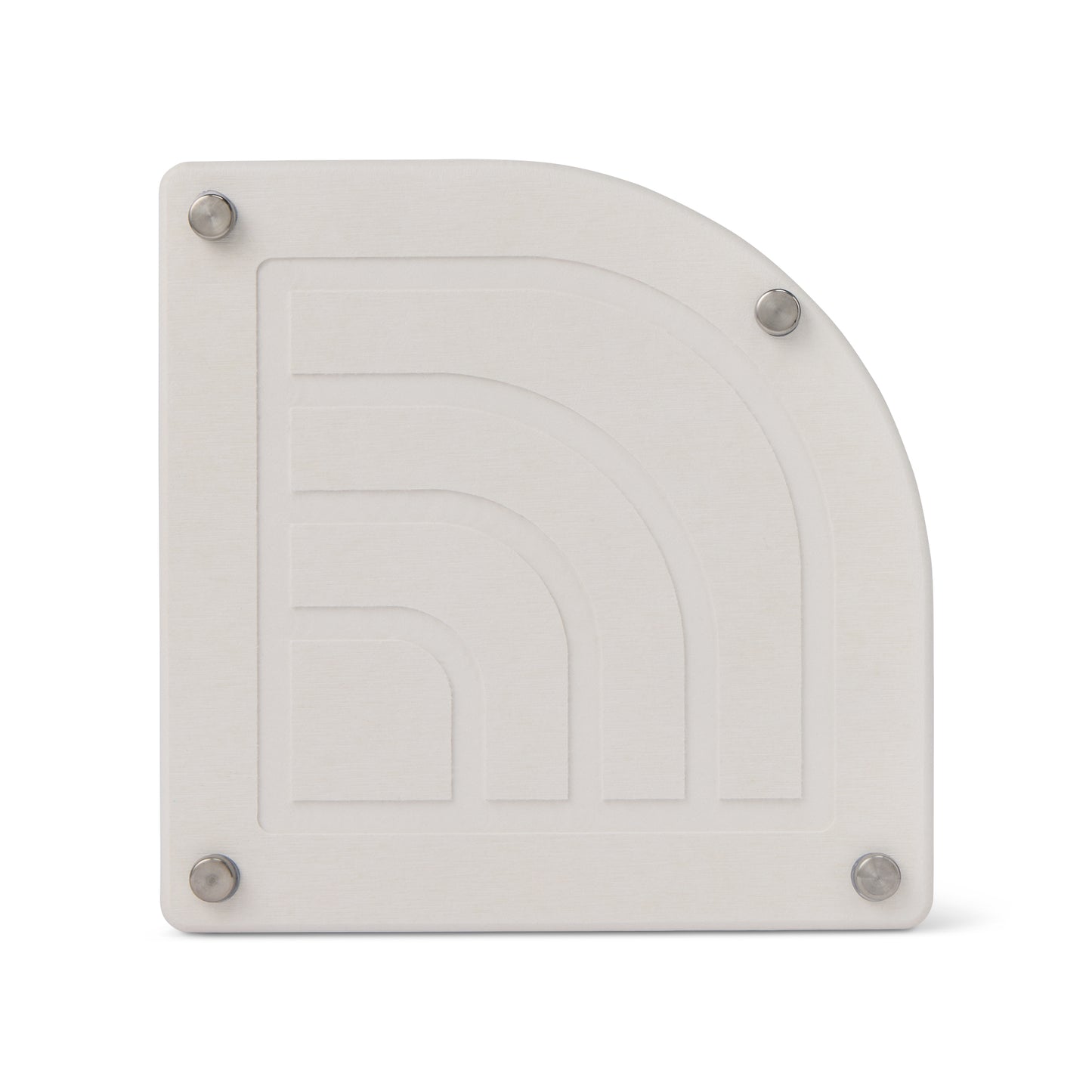 Corner Diatomite Sink Caddy White