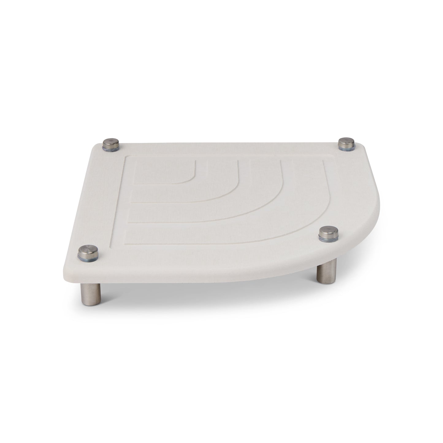 Corner Diatomite Sink Caddy White