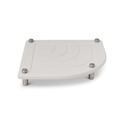 Corner Diatomite Sink Caddy White