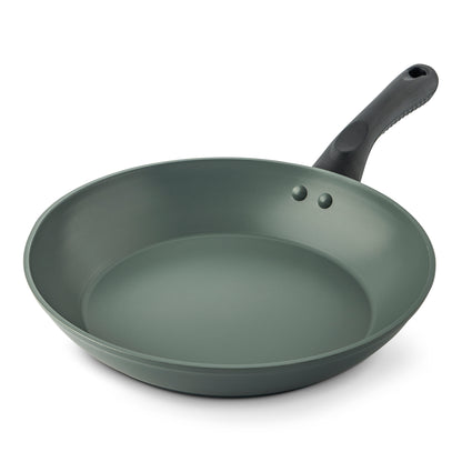 10" Milky Way Aluminum Forged Silicone Handle Frypan Spruce Shadow