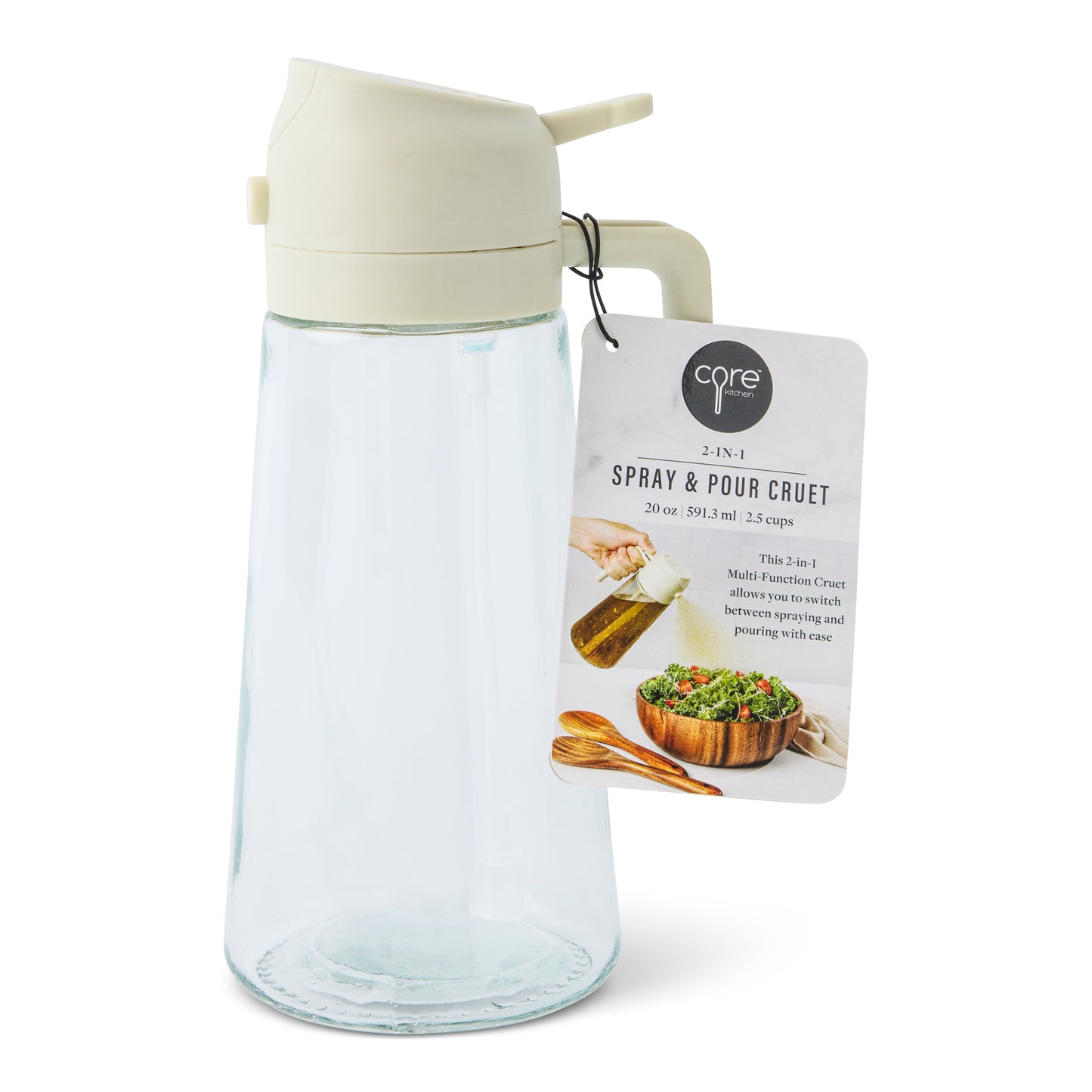 20oz Multi-Function Oil Dispenser Snowdrop