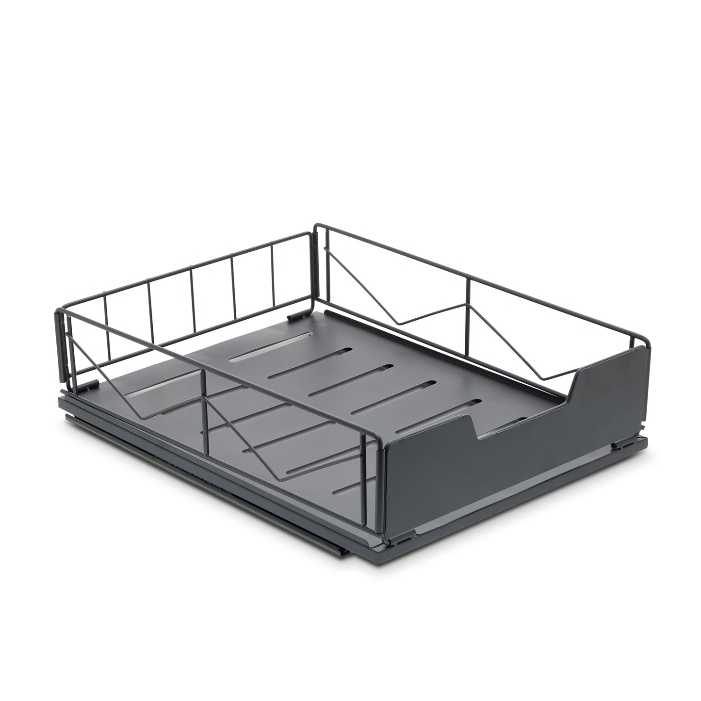 Metal Pullout Drawer Black