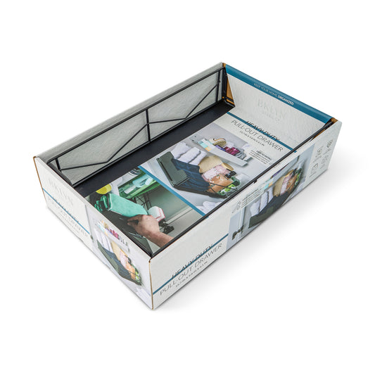 Metal Pullout Drawer Black