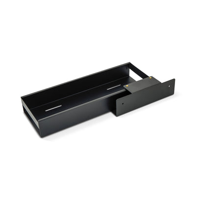 Narrow Metal Pullout Drawer Black