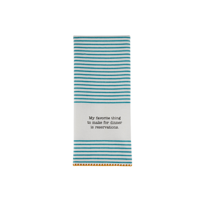 Sippy & Snippy Printed Dishtowels Teal