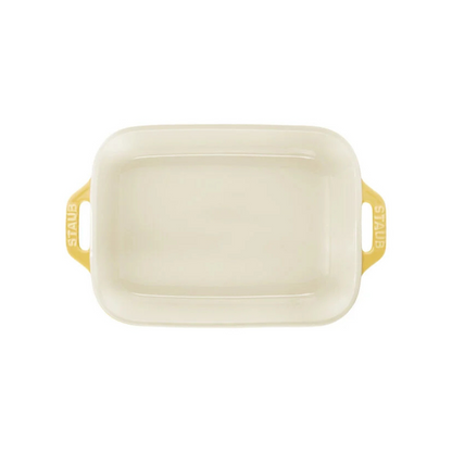 Staub Ceramic Rectangular Baking Dish 3 Piece Set - Citron