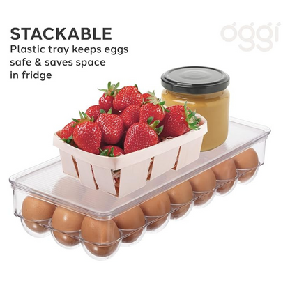 Stackable 21 Egg Tray