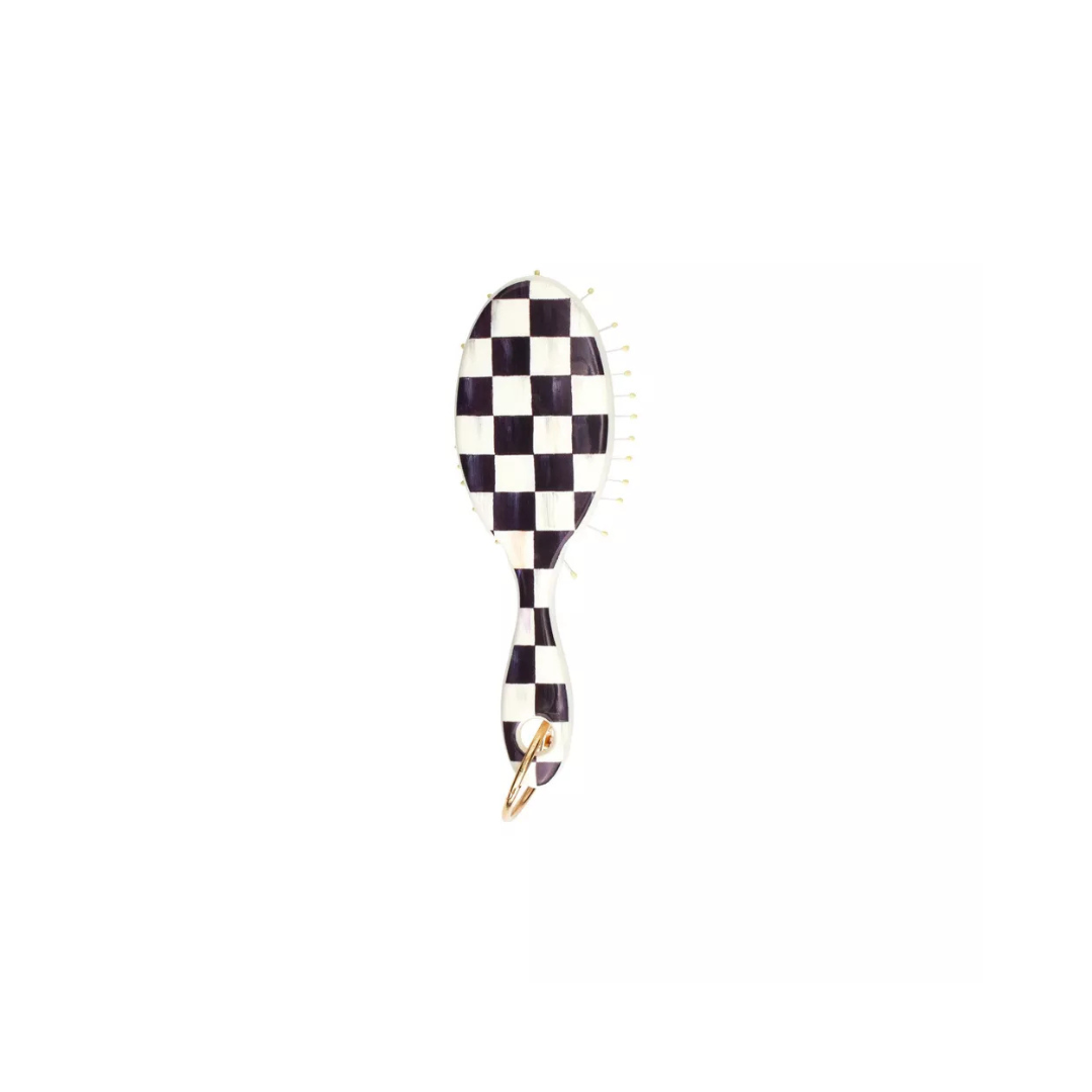 MC x Wet Brush Courtly Check Keychain Detangler Brush