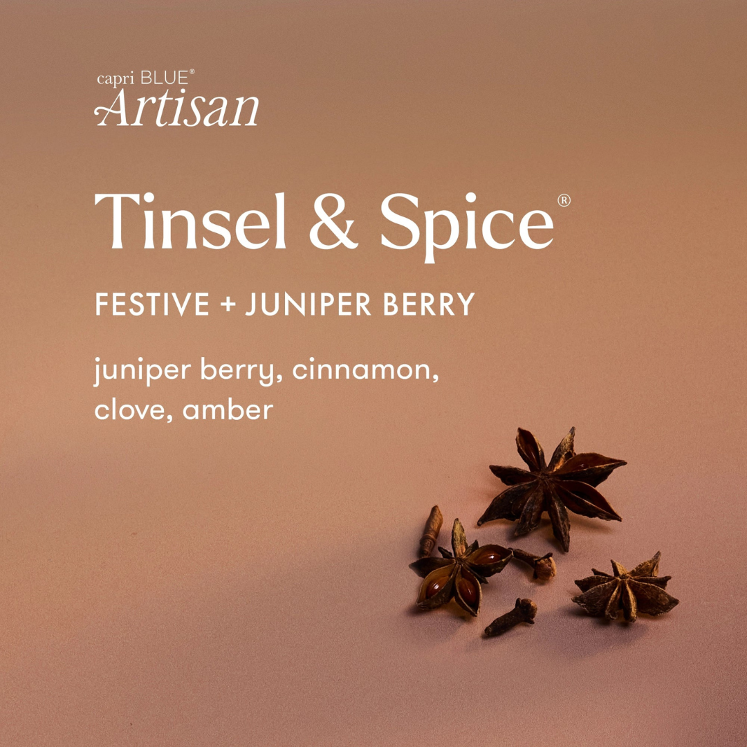 Tinsel & Spice Winter Bazaar Mini Tin Candle