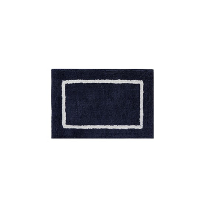 Bittman Reversible High Pile Tufted Bath Rug - Navy