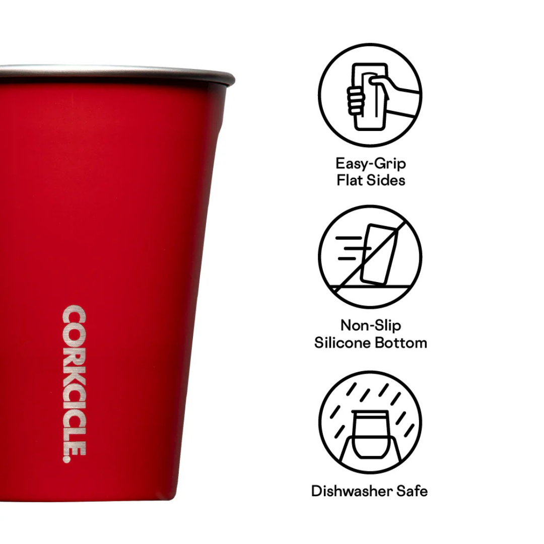 Eco Stacker - 18oz 4-Pack - Gloss Red