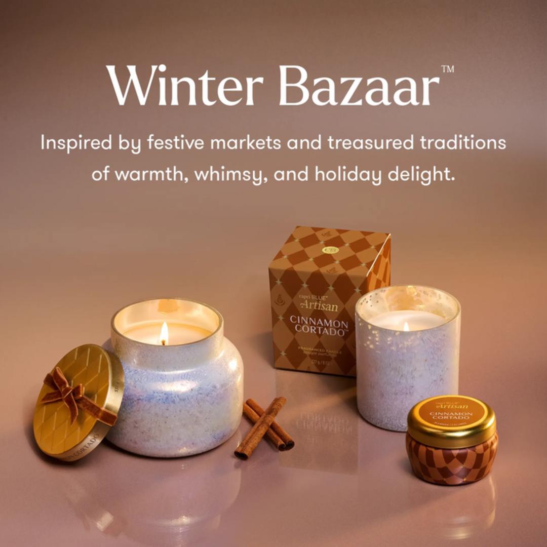 Cinnamon Cortado Artisan Winter Bazaar Mini Tin