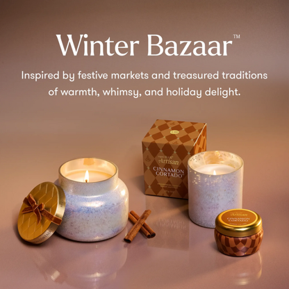 Cinnamon Cortado Artisan Winter Bazaar Mini Tin