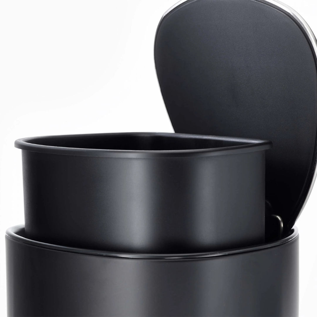 EasyStore™ 5L Matt Black Pedal Trash Can