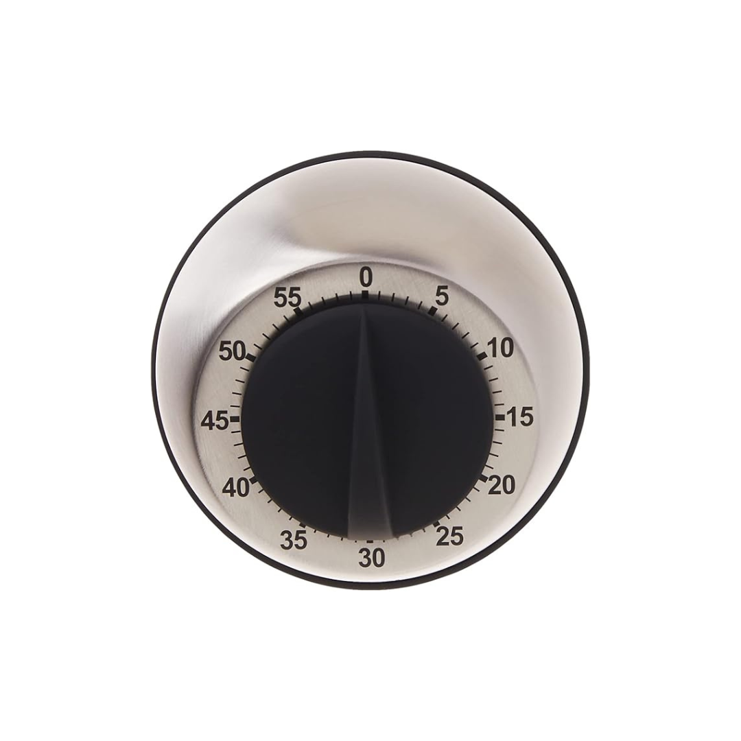 Stainless Steel Countdown 60-Minute Kitchen Timer