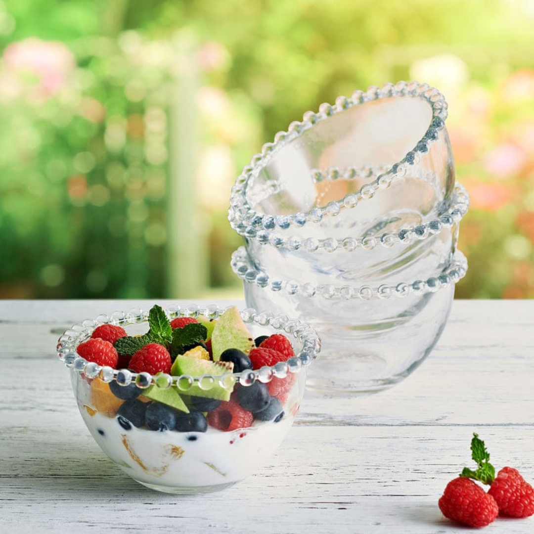 Beaded Set of 4 Individual Bowls