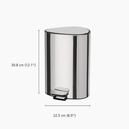 EasyStore™ Luxe 5L Stainless-steel Pedal Bin