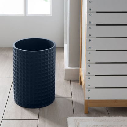 Braemar Wastebin Resin Navy Blue