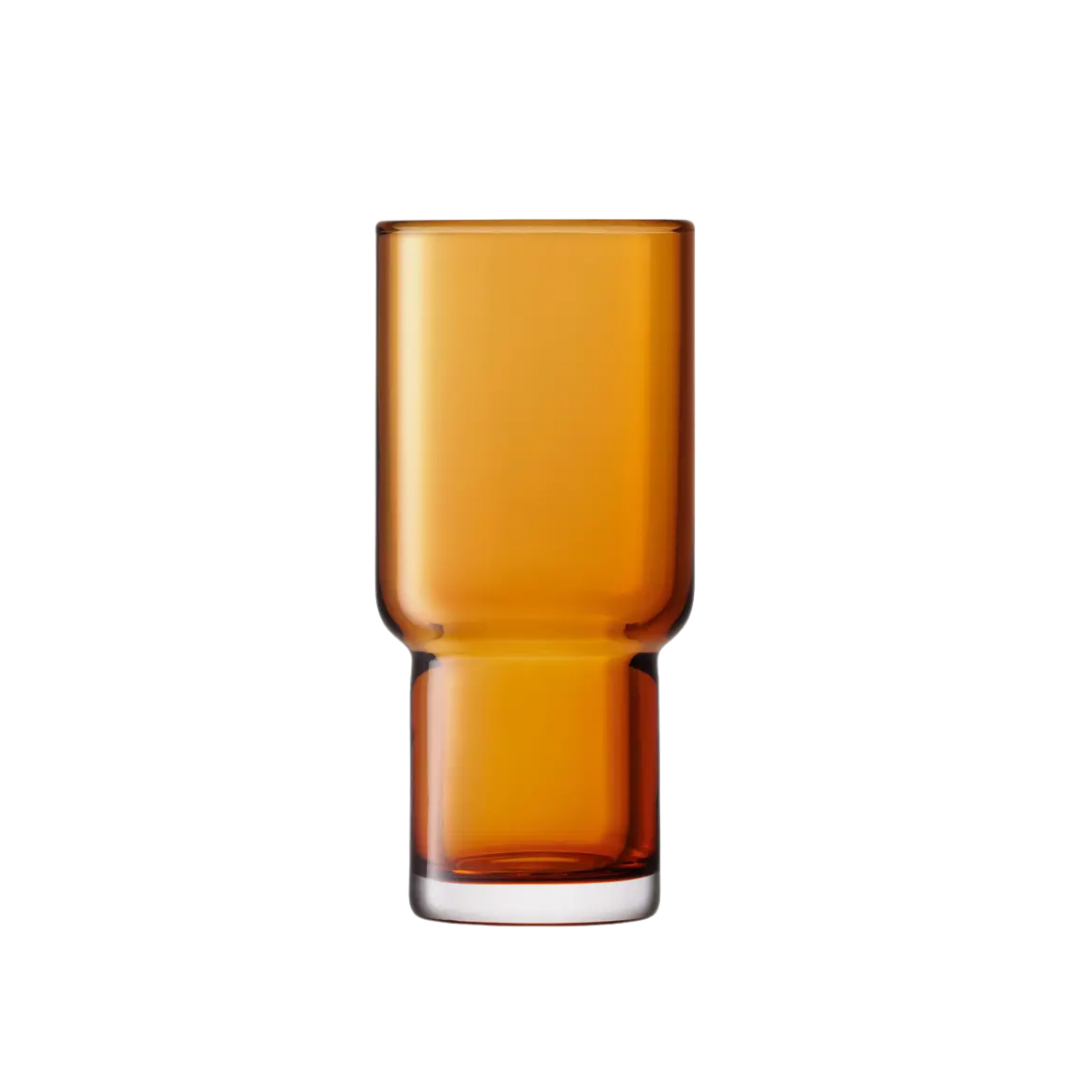 Utility Highball 13 oz Amber set of 2