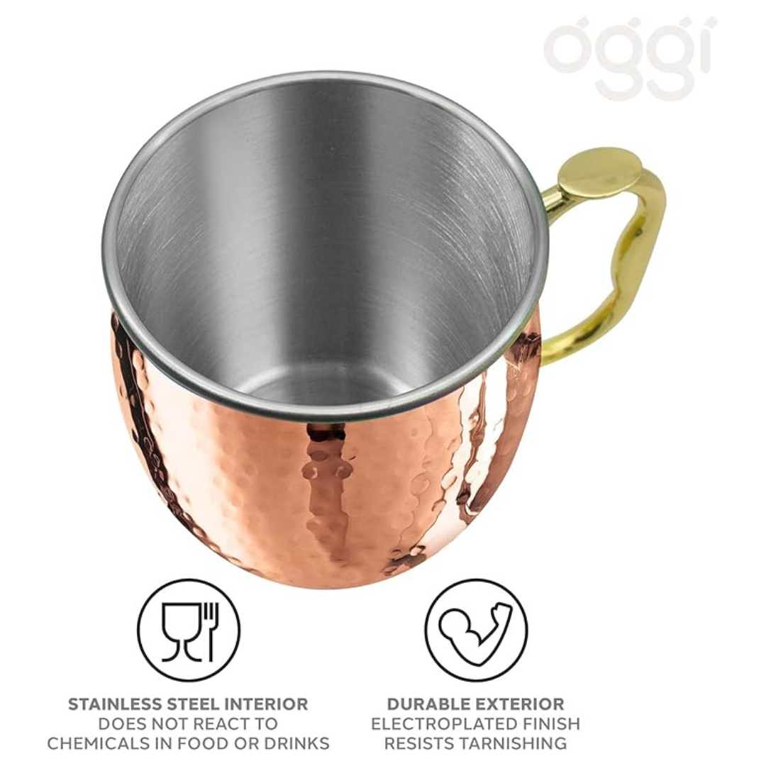 Moscow Mule Copper Plated - Hammered Stainless Steel