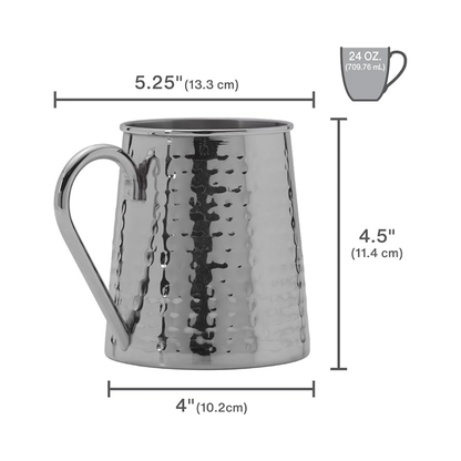 Houdini Hammered Bar Mug 24 oz
