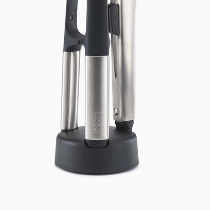 Elevate™ Fusion 3-piece Stainless-steel Utensil Set with Compact Stand