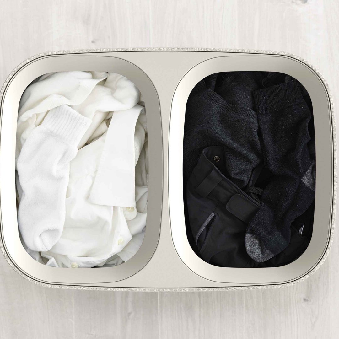 Tota 90L Ecru Laundry Separation Basket