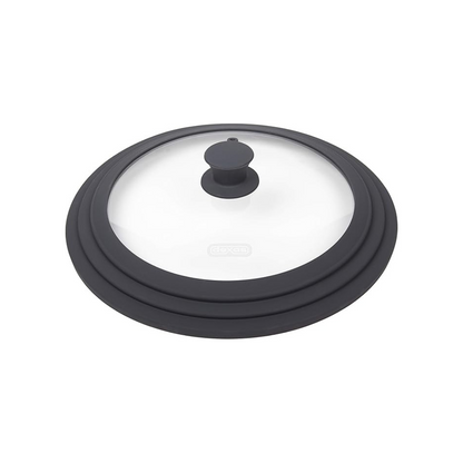 FlexLid™ - Universal Pan Lid - Glass & Silicone- 12.75-Inch