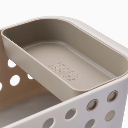 EasyStore™ Ecru Bathroom Storage Basket