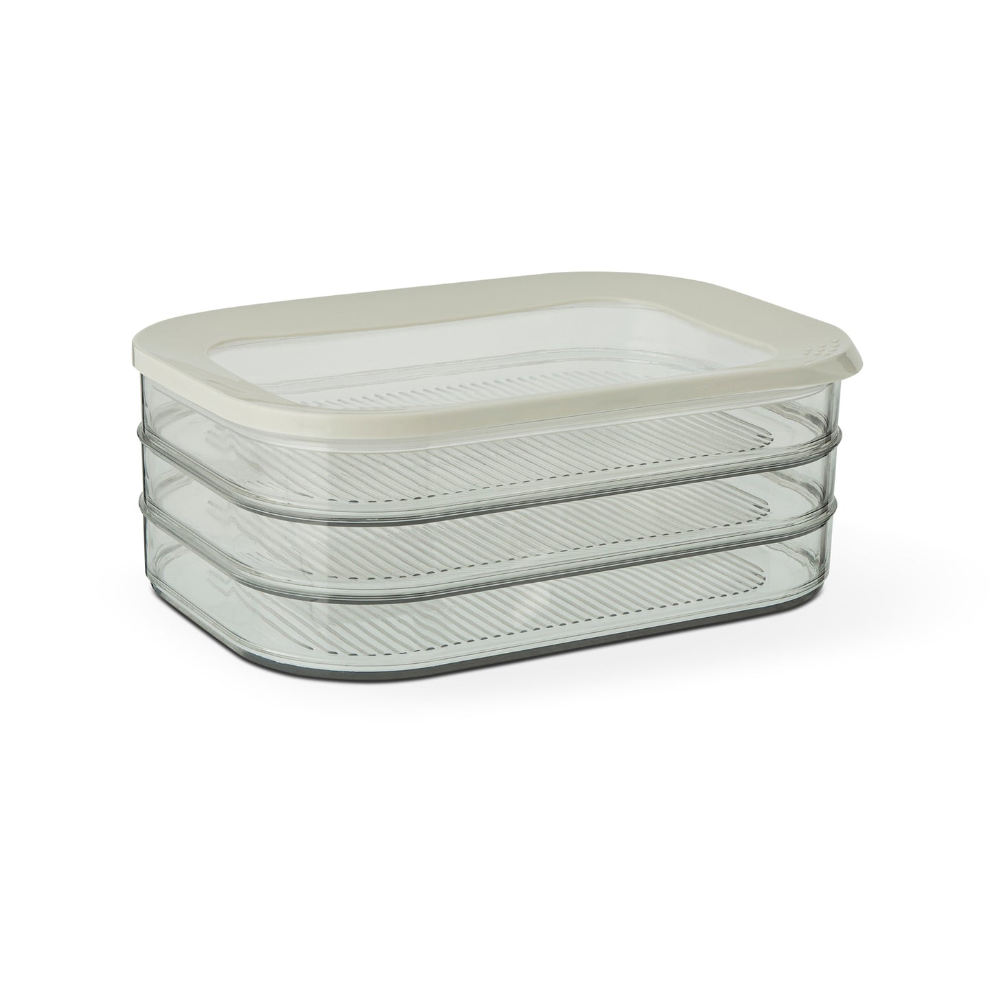 3 Layer Stacking Food Storage Container Vintage Lace