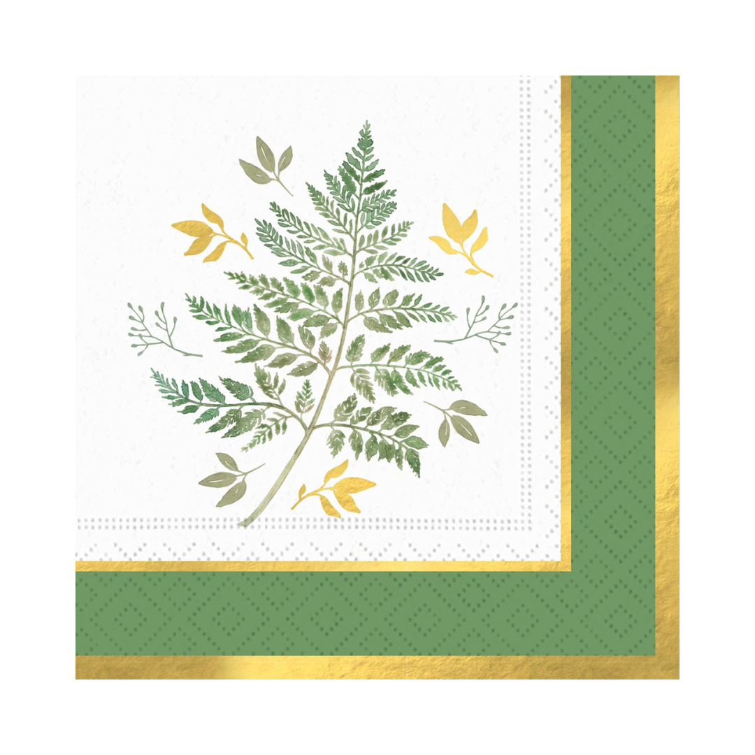 Forest Florals Napkin - Beverage