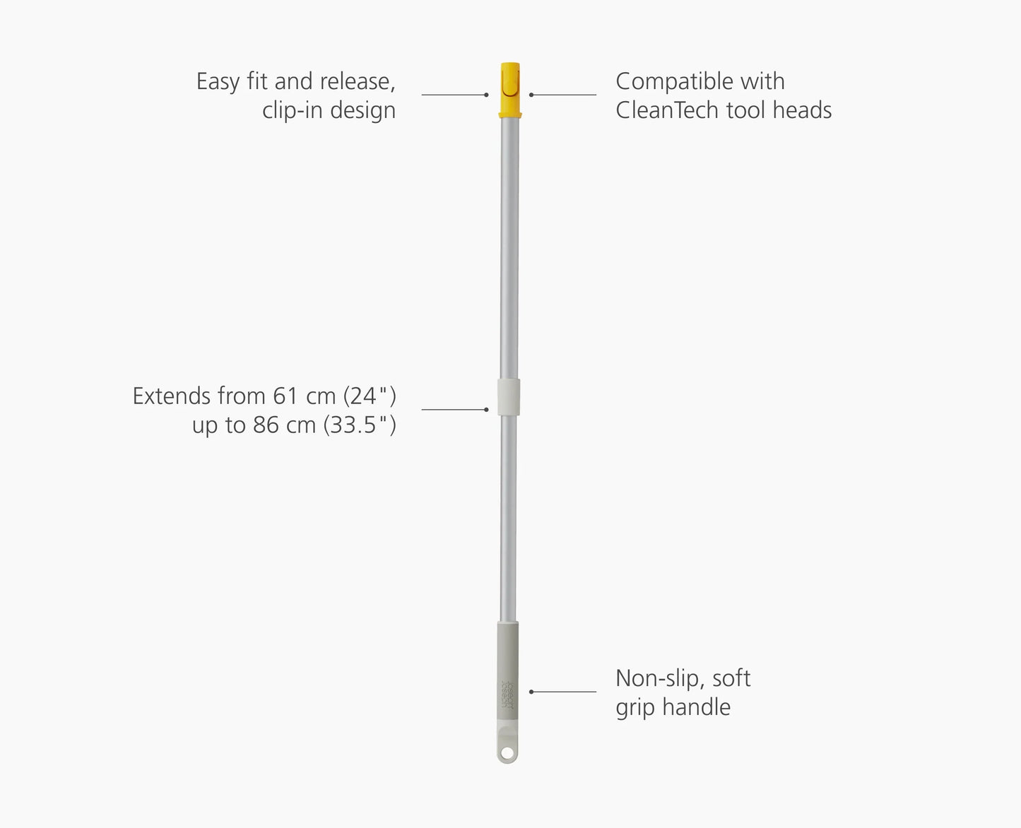 CleanTech™ Telescopic Extension Pole