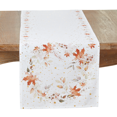 Fall Leaves Runner 16"X72"