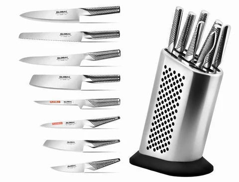 Global Designer 9pc. Knife Block Set