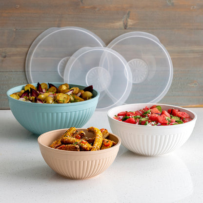 6-Piece Covered Bowl Set