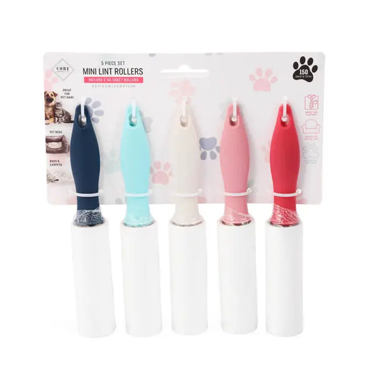 5pc Mini Lint Rollers – Seattle (30 Sheets Each)