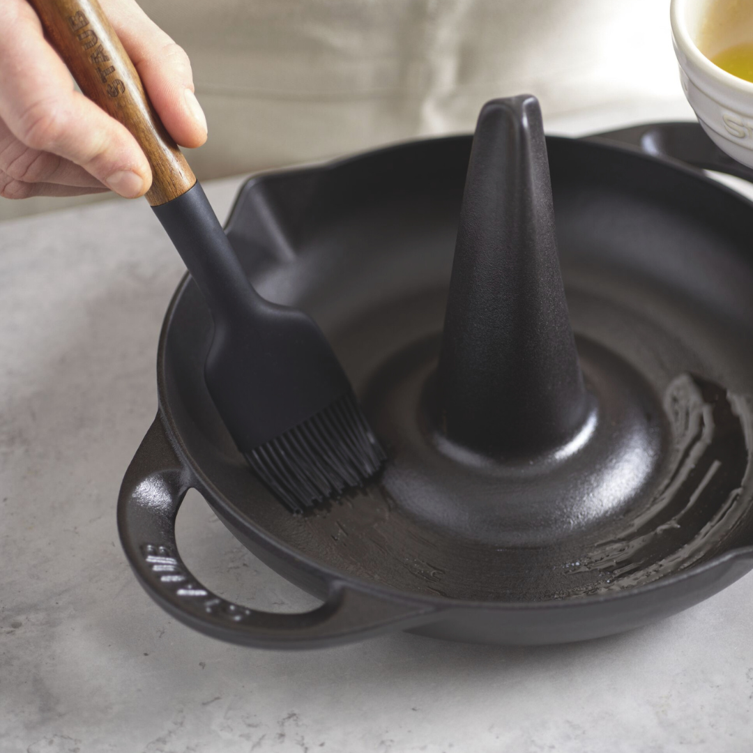 Silicone with Wood Handle Cooking Utensil, Pastry Brush