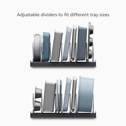DrawerStore™ Grey Baking Tray Organizer