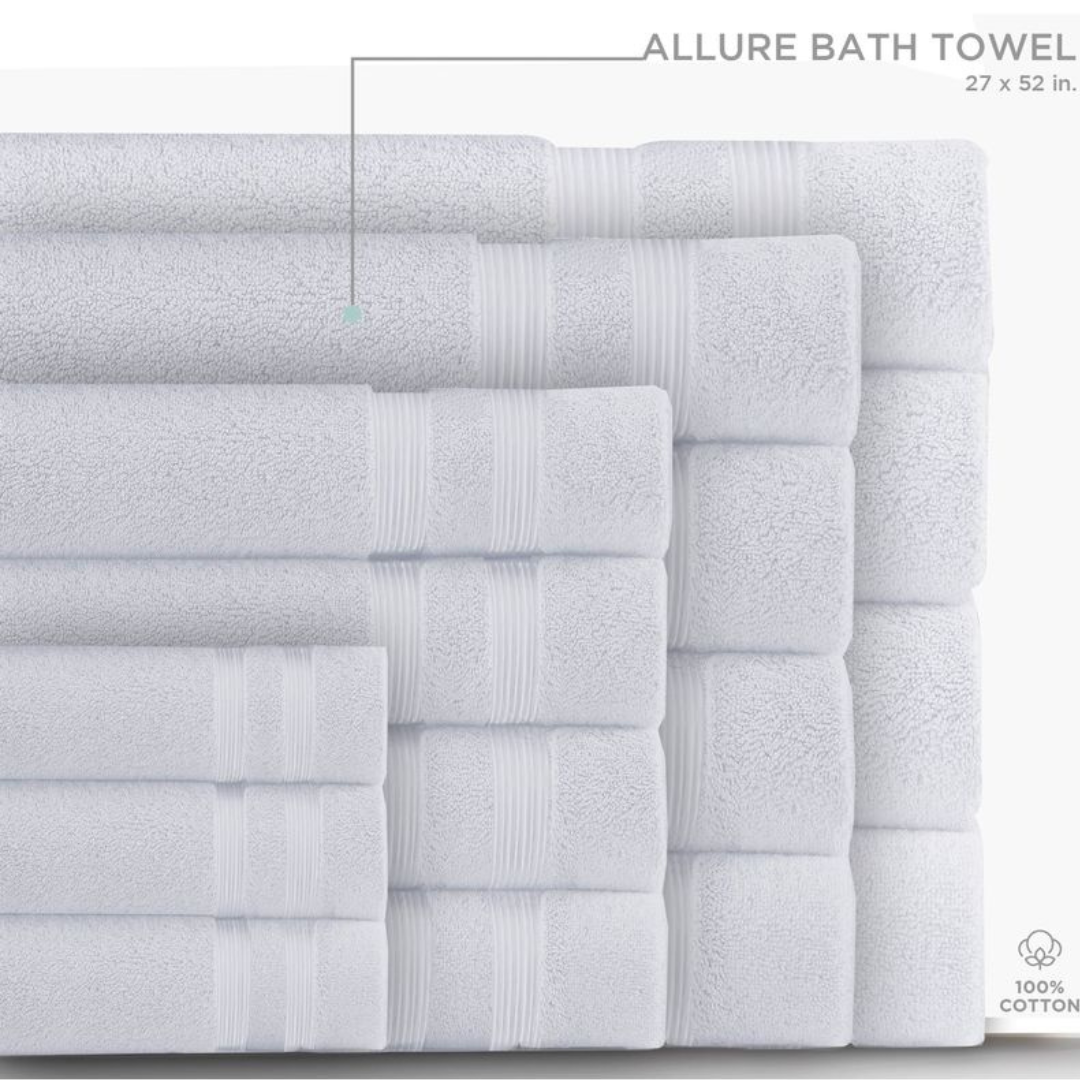 Allure Bath Tower White 27'' x 52''