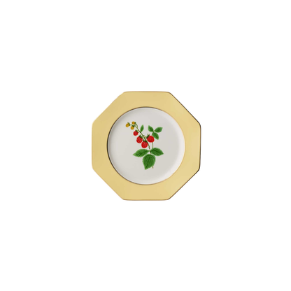 Roses Porcelain Dessert Plate Set