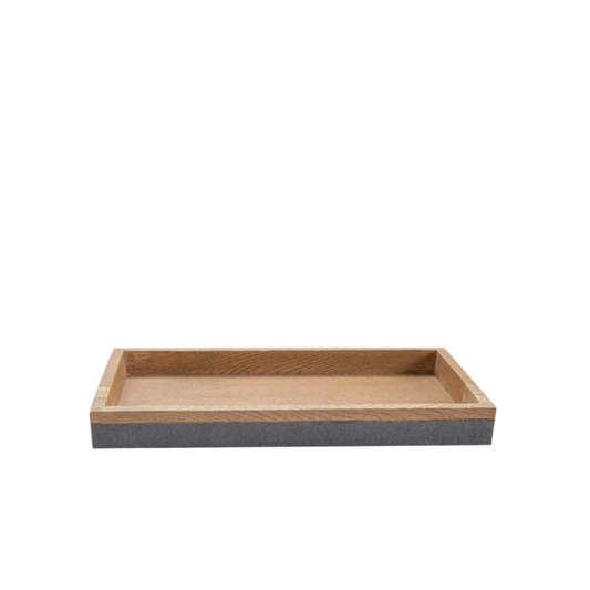 Kenora Tray Resin Grey/Brown