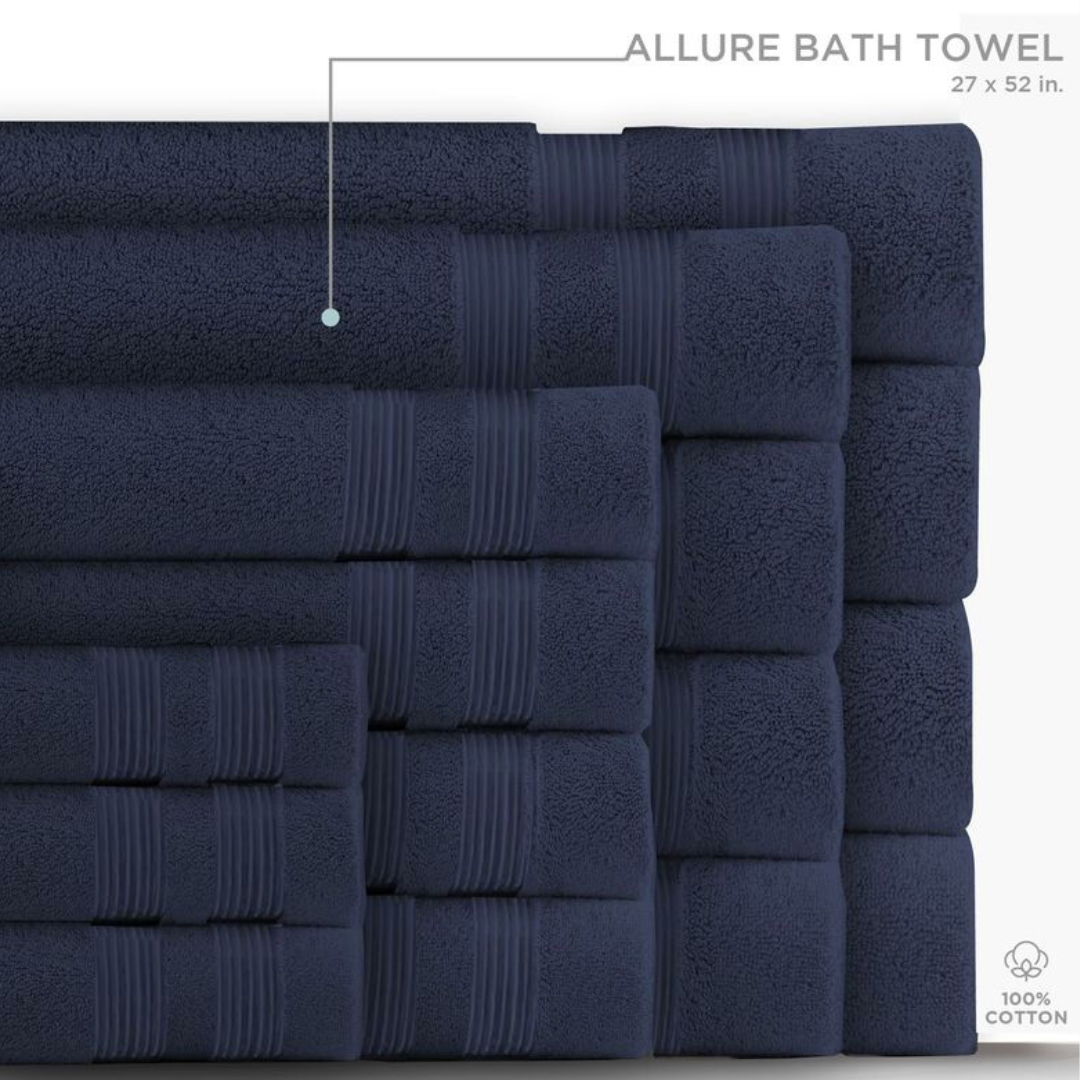 Allure Bath Tower Indigo 27'' x 52''