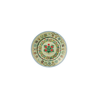 Rosette Porcelain Dessert Plate Set