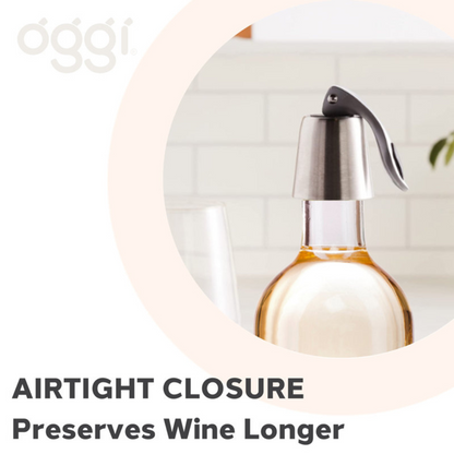 Set of 2 Lever Bottle Stoppers